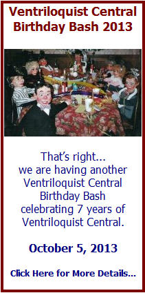 Ventriloquist Central Birthday Bash 2013 - October 5, 2013 - Boston MA