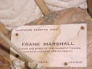 Frank Marshall ventriloquist dummy building business card