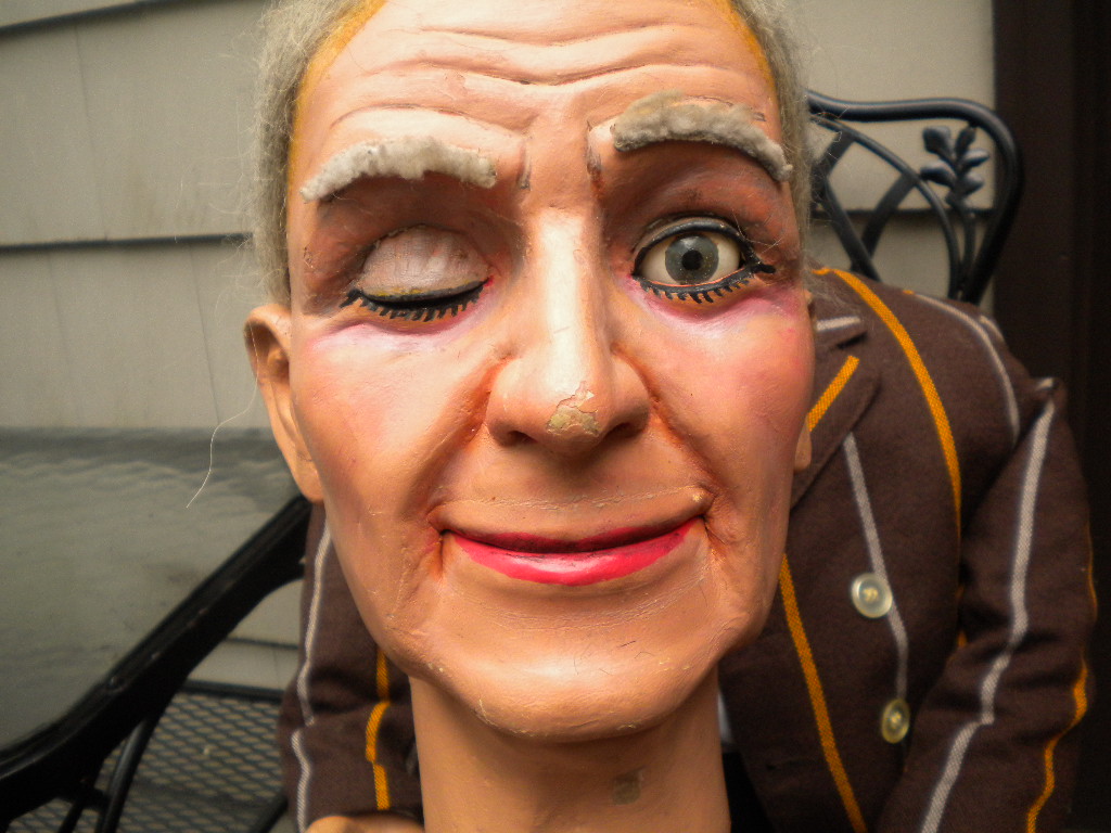Ventriloquist Central | Len Insull Old Man Ventriloquist Figure