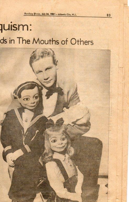 Ventriloquist Central |  Walter Walters Frank Marshall Ventriloquist Figures